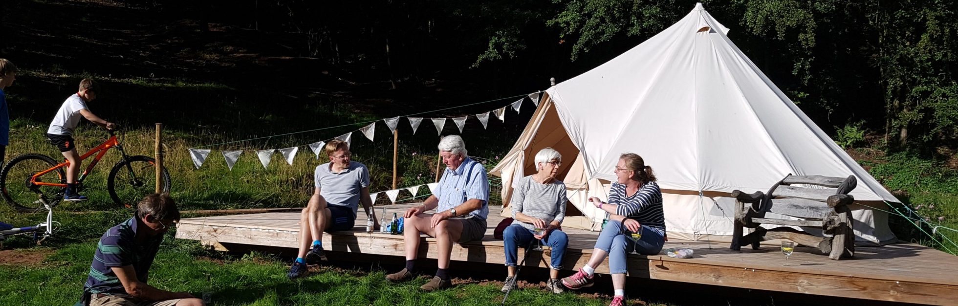 Family camping and Glamping in Herefordshire