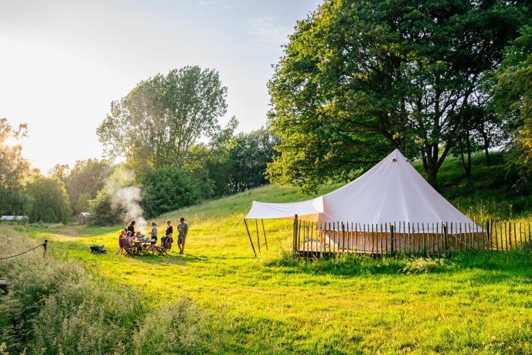 Peaceful bell tent stay